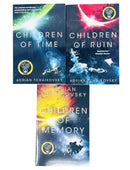 Children of Time Series 3 Books Collection Set (Children of Time, Children of Ruin & Children of Memory)