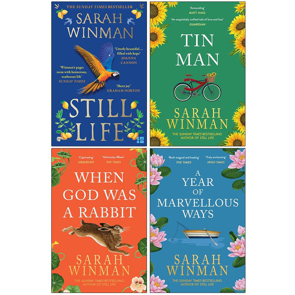 Sarah Winman Collection 4 Books Set (Still Life, Tin Man, A Year of Marvellous Ways, When God Was a Rabbit)