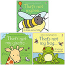 Usborne Thats Not My 3 Books Collection Set By Fiona Watt (Bee, Giraffe, Frog)