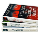 David Grann Collection 3 Books Set (The Wager, Killers of the Flower Moon, The Lost City of Z)