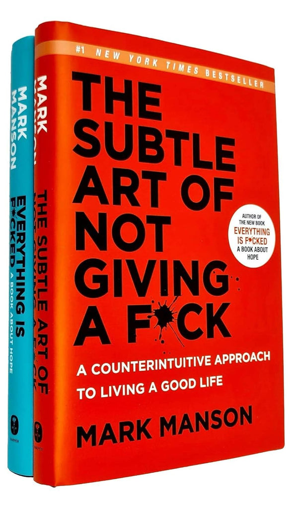 [Hardcover] The Subtle Art Of Not Giving A F*ck and Everything Is F*cked 2 Books Collection Set by Mark Manson