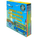 Wheels and Automobiles 12 Books Collection Set – Cars, Trains & Educational Transport Collection for Kids