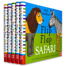 Axel Schefflers Flip Flap Series 5 Books Collection (6-10) (Safari, Ocean, Dinosaurs, Frozen, Forest)
