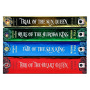 Artefacts of Ouranos Series 4 Books Collection Set by Nisha J. Tuli – Trial of the Sun Queen, Rule of the Aurora King & Fantasy Romance Collection