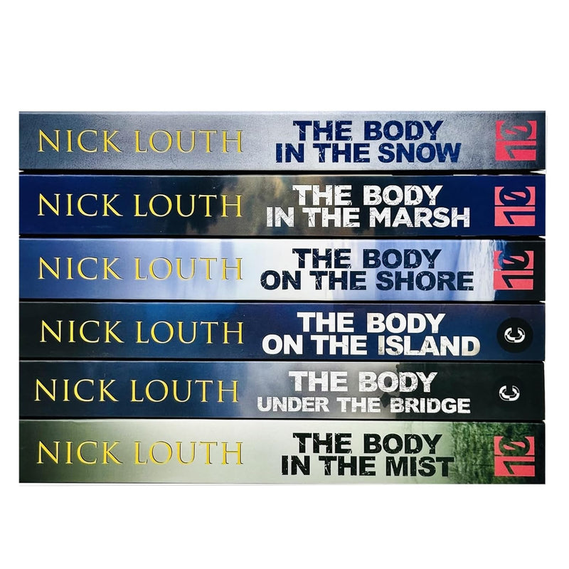 DCI Craig Gillard Crime Thrillers Series 6 Books Collection Set by Nick Louth (The Body on the Shore, The Body Under the Bridge, The Body in the Mist, The Body on the Island & More)