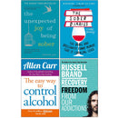 The Unexpected Joy of Being Sober, The Sober Diaries, Easy Way to Control Alcohol, Recovery Freedom From Our Addictions 4 Books Collection Set