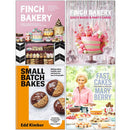 The Finch Bakery, Finch Bakery Disco Bakes and Party Cakes, Small Batch Bakes and Fast Cakes Easy Bakes in Minutes 4 Books Collection Set