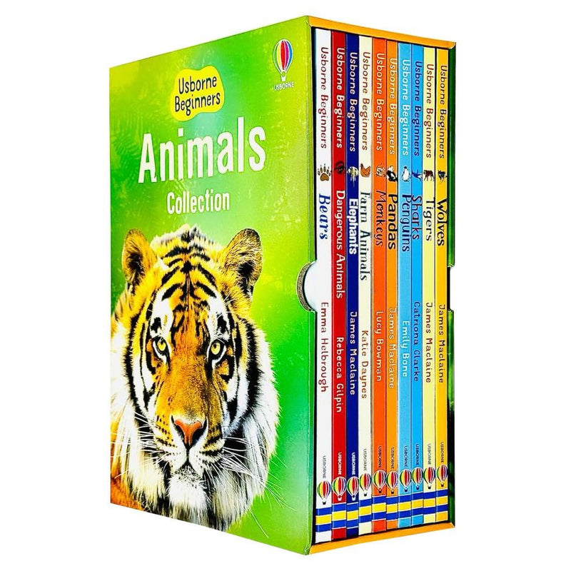 Usborne Beginners Animals Collection 10 Books Box Set
