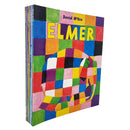Elmer the Elephant 10 Book Collection Set - Children's Illustrated Picture Flats (Elmer, Elmer and Butterfly, Elmer and the Monster, Elmer and the Flood, Elmer's Walk and More)