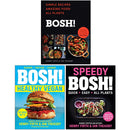 BOSH! 3 Book Set by Henry Firth & Ian Theasby – Plant-Based Vegan Cookbook Collection