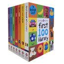 Priddy First 100 Library Collection 7 Books Box Set (First Farm Words, First 100 Animals, Numbers, Colours, Shapes, First 100 Numbers and More)