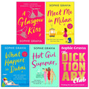 Sophie Gravia Collection 5 Books Set (A Glasgow Kiss, Meet Me in Milan, What Happens in Dubai, Hot Girl Summer and The Dicktionary Club)
