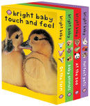 Bright Baby Touch and Feel 4 Books Collection Boxed Set: On the Farm, Baby Animals, at the Zoo and Perfect Pets (Bright Baby Touch and Feel)