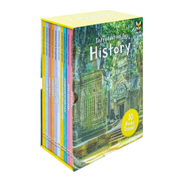 Children Introduction To History For Beginners (Series 2) 10 Hardback Book Collection set: (The Aztecs, Castles, Egyptians, Great Explorers, Great ... And Treasures, World War I, World War II)