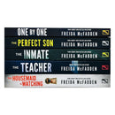 Freida McFadden Collection 5 Books Set (The Housemaid Is Watching, The Teacher, The Inmate, The Perfect Son and One by One)