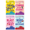 A Riley Thorn Novel Series (Book 1-4) by Lucy Score 4 Books Collection Set (The Dead Guy Next Door, The Corpse in the Closet, The Blast from the Past and The Body in the Backyard)