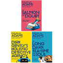 Dirk Gently Series 3 Books Collection Set by Douglas Adams (Dirk Gently's Holistic Detective Agency, The Long Dark Tea-Time of the Soul, The Salmon of Doubt)