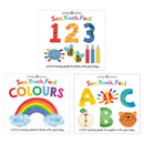See, Touch, Feel Learning Collection – 3 Board Books Set | ABC, 123 & Colours | Sensory Early Learning Books for Babies & Toddlers