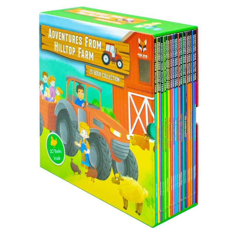Preschool (Age 0-5) Farm Adventures 20 Books Collection Set (A Christmas Surprise, A Halloween Adventure, Baking Day, Dillon The Doubtful Duck, The Summer Day, The Honey Orchard)