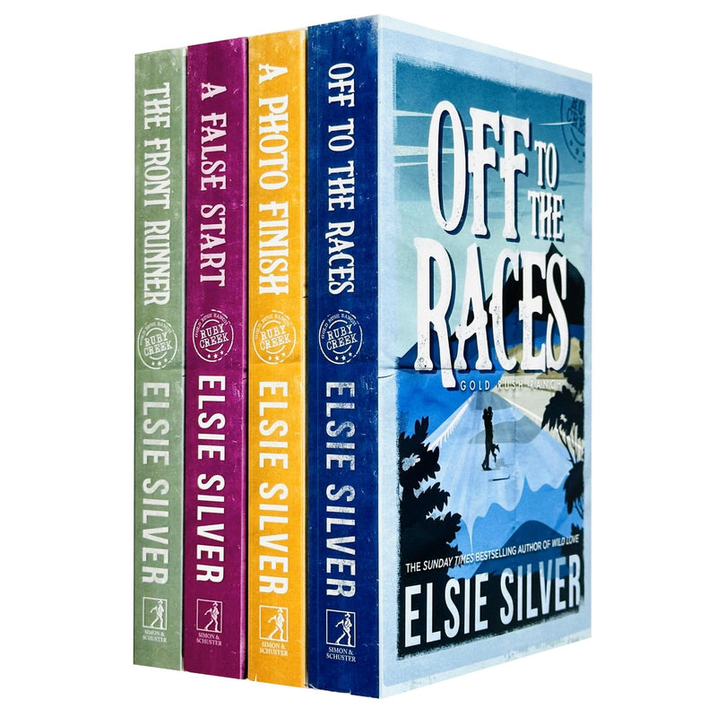 Gold Rush Ranch Series 4 Books Collection Set By Elsie Silver (Off to the Races, A Photo Finish, The Front Runner and A False Start)