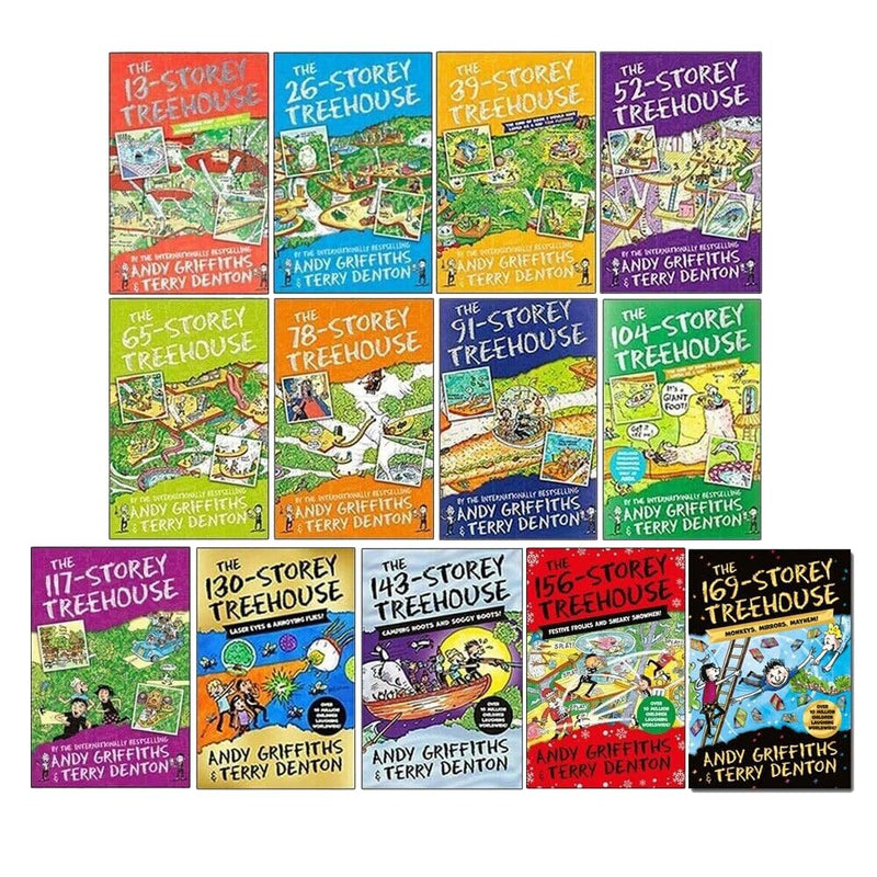 Andy Griffiths books The Treehouse Collection 12 Books Set