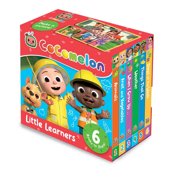 CoComelon Little Learners Pocket Library: 6 mini board books about first experiences