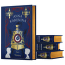 Anna Karenina – Leather-Bound Edition by Leo Tolstoy | Classic Russian Literary Fiction Novel