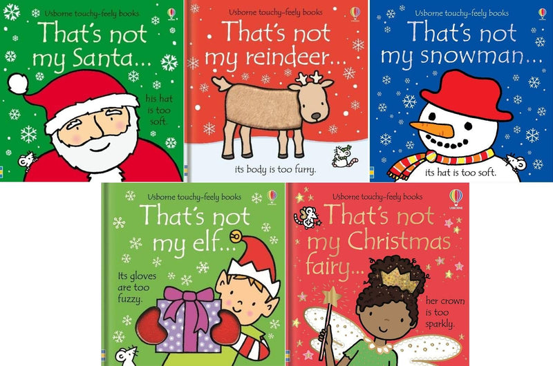 That's not my Christmas 5 Book Set Collection - Santa, Reindeer, Snowman, Elf, Christmas Fairy