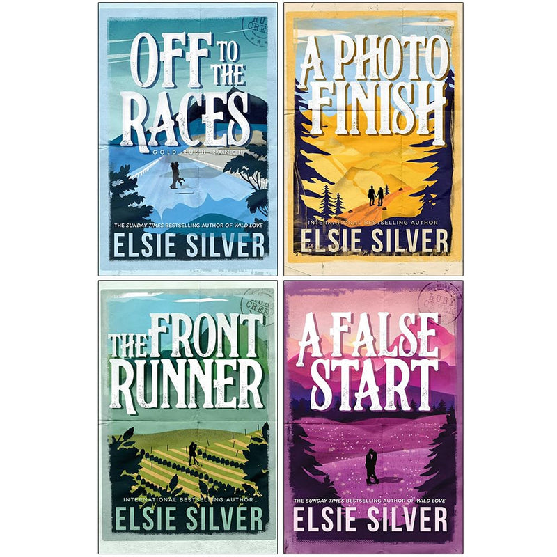 Gold Rush Ranch Series 4 Books Collection Set By Elsie Silver (Off to the Races, A Photo Finish, The Front Runner and A False Start)