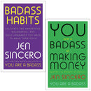 Badass Habits & You Are a Badass at Making Money By Jen Sincero 2 Books Set