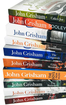 John Grisham 10 Books Collection Set (The Boys From Biloxi, The Reckoning, The Litigators, Calico Joe, The Rooster Bar,The Guardians, Sooley, Rogue Lawyer, The Racketeer, Gray Mountain)