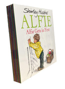 Shirley Hughes Alfie Collection 10 Books Set (Alfie Gets in First,  Alfie's Feet,  An Evening At Alfie's, Alfie Gives A Hand, Alfie Wins A Prize, Alfie Outdoors, All About Alfie, Alfie on Holiday and More)
