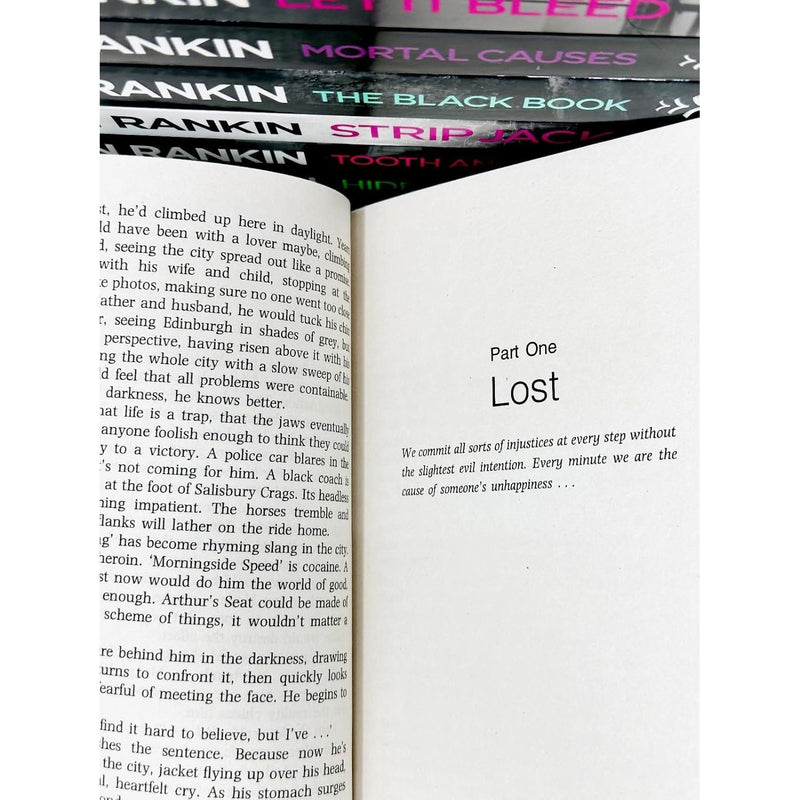 Ian Rankin Inspector Rebus Series Collection 10 Books Set (Knots And Crosses, Hide And Seek, Tooth And Nail, Strip Jack, The Black Book, Mortal Causes, Let It Bleed, Black And Blue and More)
