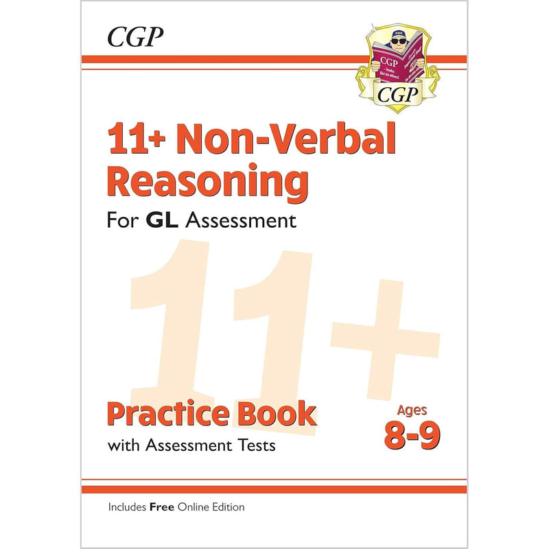 11+ GL Ages 8-9 Practice Book; Assessment Tests 4 Books Set: English, Maths, Verbal and Non-Verbal Reasoning