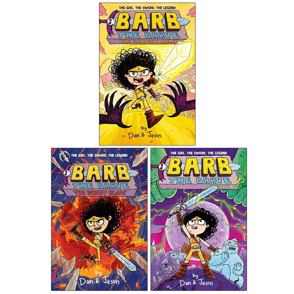 Barb the Brave Series 3 Books Collection Set By Dan Abdo, Jason Patterson (Barb and the Shadow Army, The Ghost Blade and Barb the Brave)