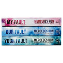 Culpable Series 3 Books Collection Set by Mercedes Ron (My Fault, Your Fault, Our Fault)