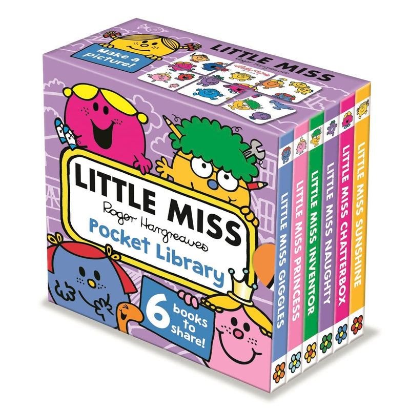 Little Miss: Pocket Library: Six board books for toddlers to enjoy