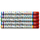 Axel Schefflers Flip Flap Series 5 Books Collection (6-10) (Safari, Ocean, Dinosaurs, Frozen, Forest)
