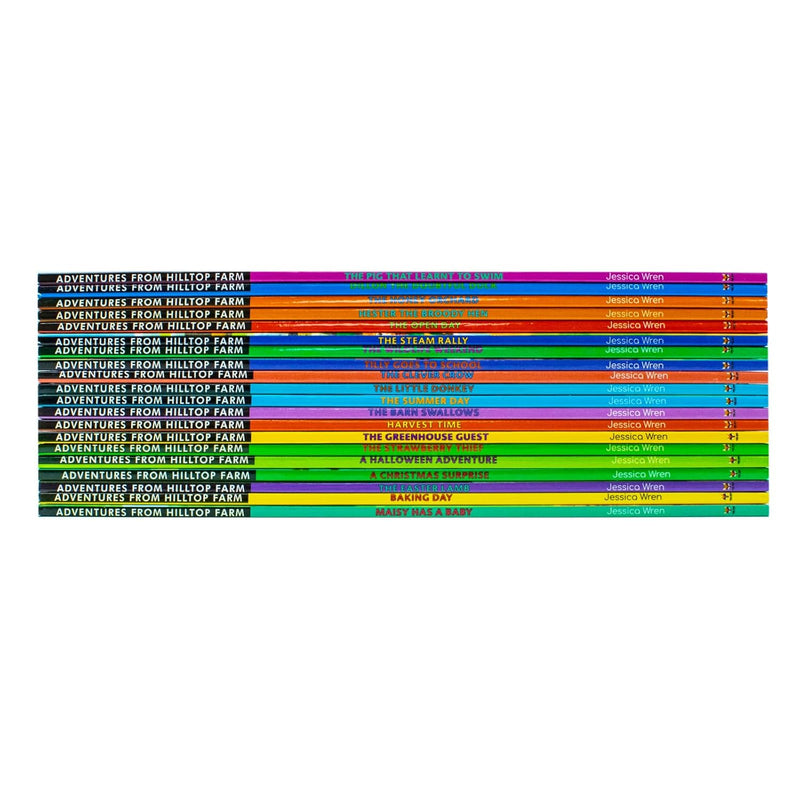 Preschool (Age 0-5) Farm Adventures 20 Books Collection Set (A Christmas Surprise, A Halloween Adventure, Baking Day, Dillon The Doubtful Duck, The Summer Day, The Honey Orchard)