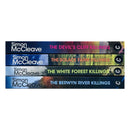 DI Ruth Hunter Series 4-7 Collection 4 Books Set By Simon McCleave (The Devil's Cliffs Killings, The Solace Farm Killings, The White Forest Killings and The Berwyn River Killings)