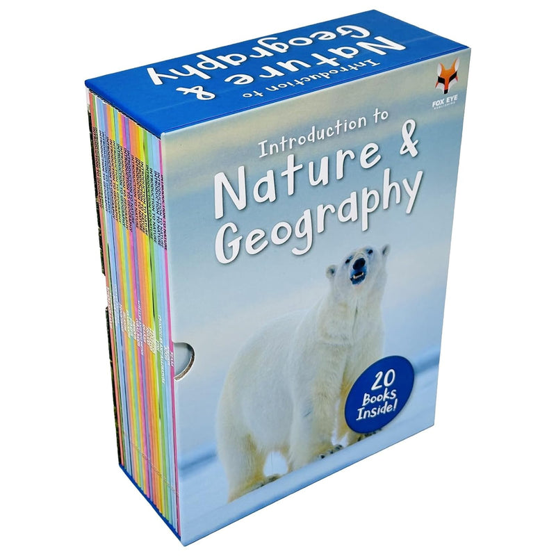Introduction to Nature and Geography 20 Books Collection Box Set (Bears, Big Cats, Birds, Crocodiles and Alligators, Fish, Penguins, Primates, Sharks, Snakes, Whales and Dolphins & More)