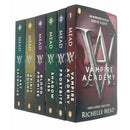 Vampire Academy Series Books 1 - 6 Collection Set by Richelle Mead (Vampire Academy, Frostbite, Shadow Kiss, Blood Promise, Spirit Bound & Last Sacrifice)