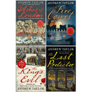 James Marwood & Cat Lovett Series – 4 Book Collection Set by Andrew Taylor | The Ashes of London, The Fire Court, The King’s Evil & The Last Protector | Historical Mystery Fiction