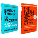 [Hardcover] The Subtle Art Of Not Giving A F*ck and Everything Is F*cked 2 Books Collection Set by Mark Manson