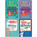 My Body's Changing & Guide to Growing Up Series 4 Books Collection Set By Anita Ganeri, Anita Naik, Phil Wilkinson (A Boy's Guide to Growing Up, A Girl's Guide to Growing Up, The Girls, The Boys)