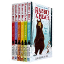 The Rabbit and Bear Collection 6 Books Set by Julian Gough (This Lake is Fake!, Rabbit's Bad Habits, The Pest in the Nest, Attack of the Snack, A Bite in the Night and A Bad King is a Sad Thing)