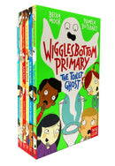 Wigglesbottom Primary Series 6 Books Collection Set by Pamela Butchart (The Toilet Ghost, The Shark in the Pool, The Magic Hamster, Super Dog, The Classroom Cat, Break-Time Bunnies)