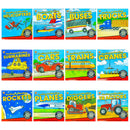 Wheels & Automobiles Collection: 12-Book Set – Educational Kids Books: Wheels, Machines, Boats, Buses & Cars for Fun Learning, Adventure & Creativity