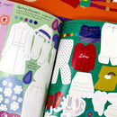 Usborne Sticker Dolly Dressing Fashion Designer Activity Pack – 4 Books, Over 550 Stickers - Spring, Summer, Autumn & Winter Fashion Collections, Children's Activity Gift