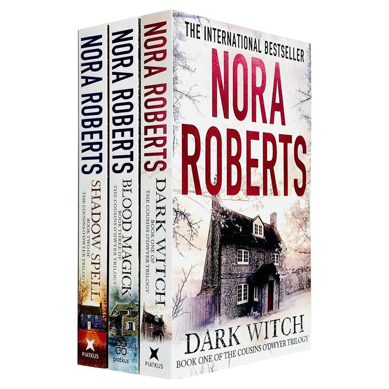 The Cousins O'Dwyer Trilogy 3 Book Collection Set by Nora Roberts (Dark Witch, Shadow Spell, Blood Magick)